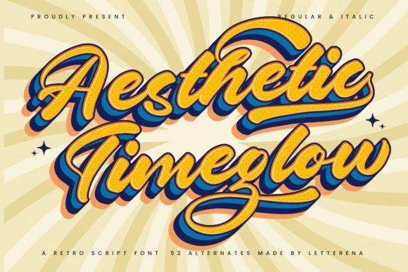 Aesthetic Timeglow: A Thoughtful Script Font for Editorial Warmth