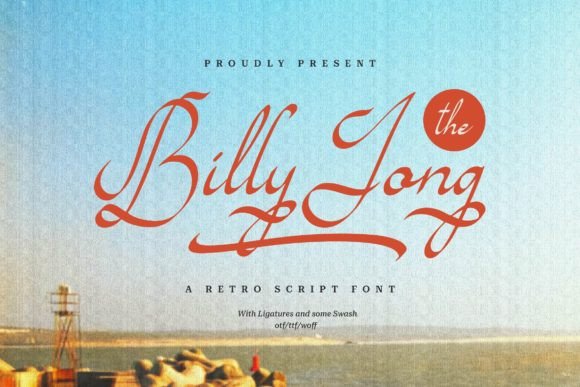Billy Jong: A Playful Retro Script Font for Charming Branding