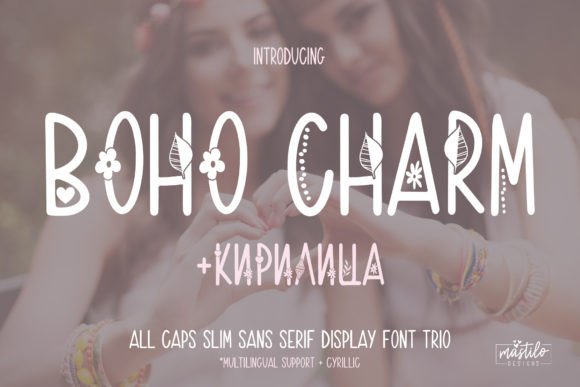 Boho Charm: A Hand-Drawn Display Font That Feels Like Summer in Ink