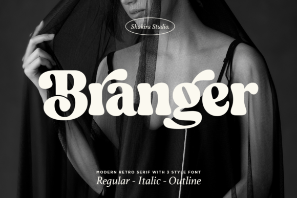 Branger Serif Font for Handmade Labels & Printables