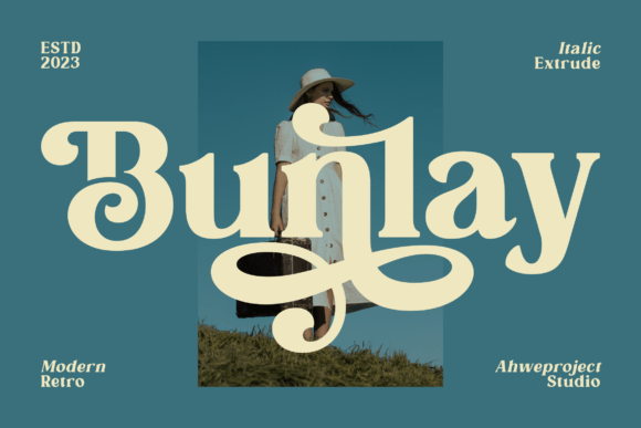 Bunlay: A Vintage Serif Font That Stops Scrollers