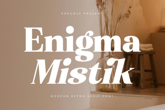 Enigma Mistik: A Serif Font That Elevates Digital Design