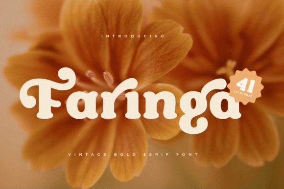 Faringa: A Bold Vintage Serif for Editorial Impact