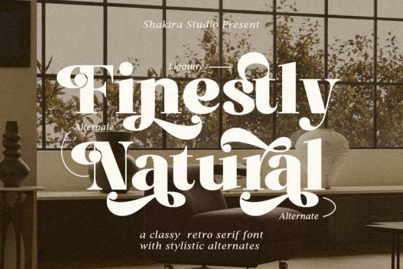 Finestly Natural: A Serif Font for Timeless Brand Impact