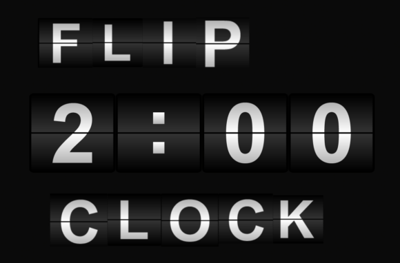 Flip Clock: A Color Font That Adds Retro Charm to Modern Branding
