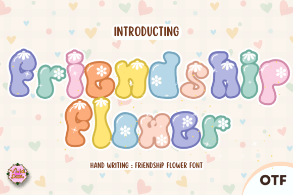 Friendship Flower Font Review: A Retro Hippie Vibe for Branding