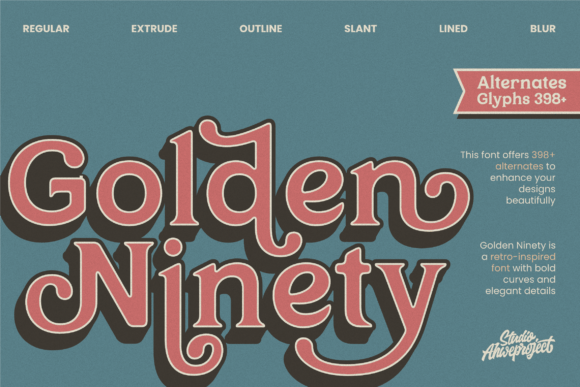 Golden Ninety: A Serif Font That Makes Your Brand Feel Instantly Polished