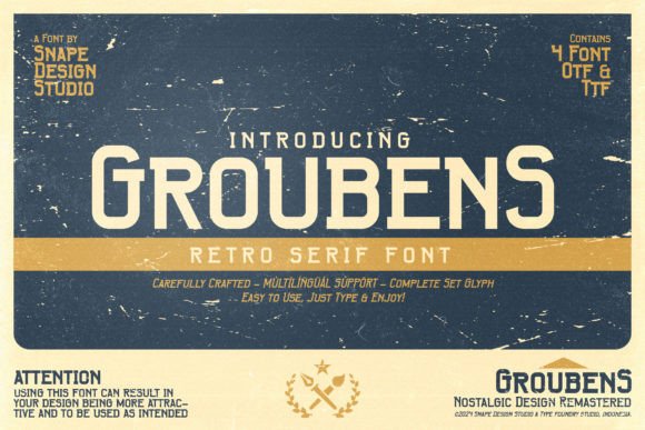 Groubens: A Serif Font for Timeless Web Design