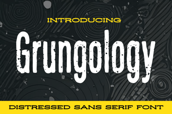 Grungology: A Font for Rugged Sophistication in Editorial Design