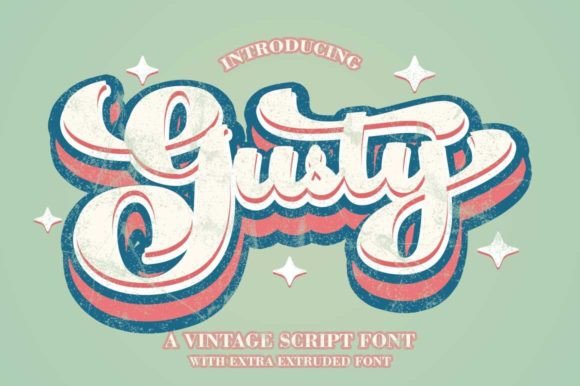 Gusty: A Retro Script Font That Gives Your Brand Instant Personality