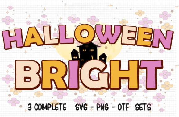 Halloween Bright: A Playful Display Font for Editorial Design