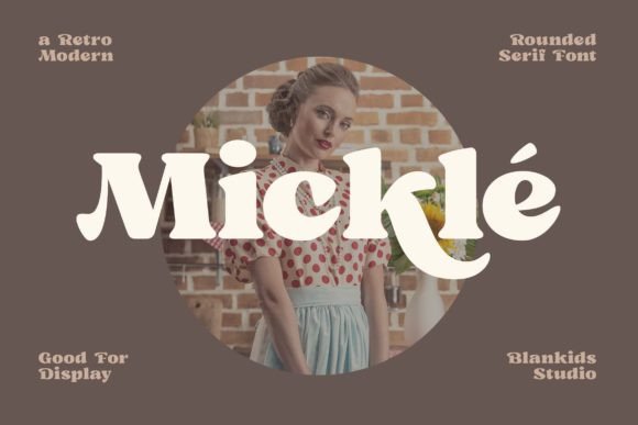 Mickle: A Serif Font for Editorial Elegance