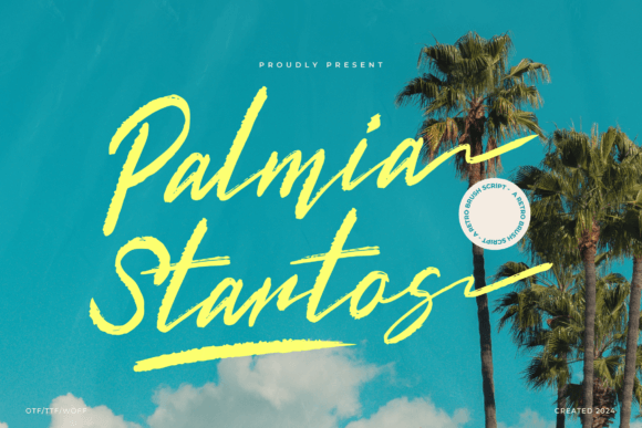 Palmia Startos: A Retro Script Font That Elevates Digital Branding