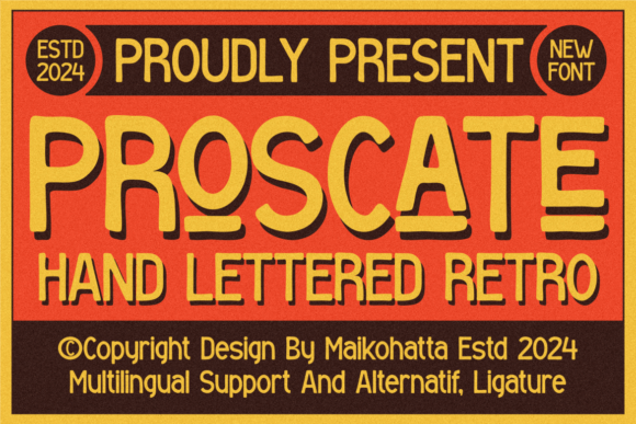 Proscate: The Font That Brings Your Brand to Life