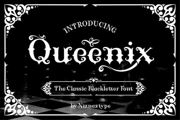 Queenix: A Blackletter Typeface That Bridges Vintage Soul and Modern Clarity