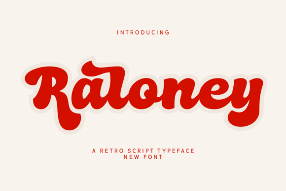 Raloney: A Retro Script Font That Builds Brand Trust