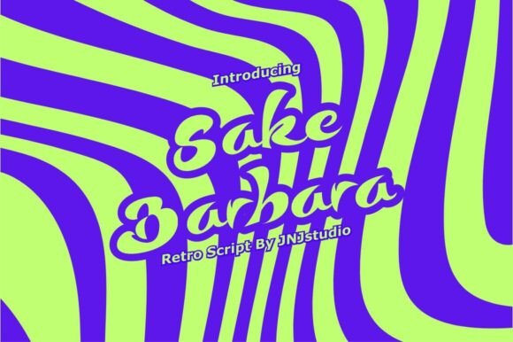 Sake Barbara: A Retro Script Font for Authentic Branding