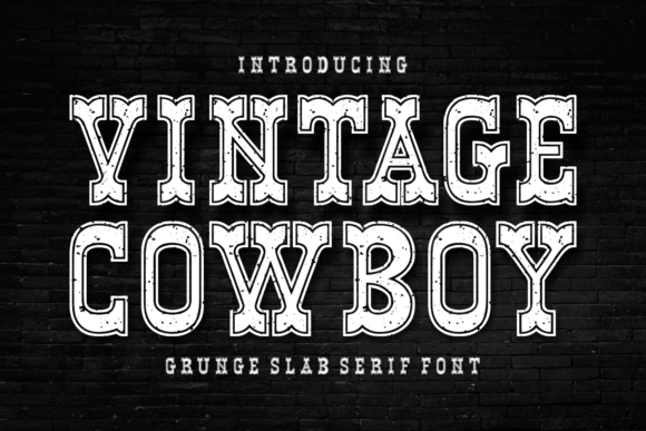 Vintage Cowboy Grunge Font Review for Real Branding Work