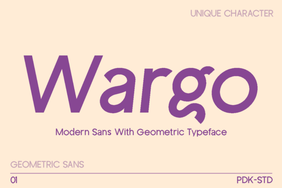 Wargo: A Sans Serif Font That Makes Your Campaigns Instantly Clearer