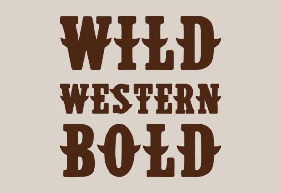 Wild Western Bold: A Display Font for Editorial Impact
